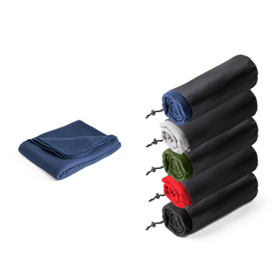 GALLIOT. Manta polar (180 g/m²) em poliéster reciclado (100 rPET)